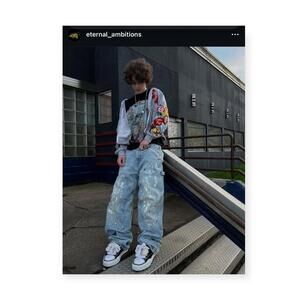 Limited Edition: new Eternal Ambitions ↯ Patch Work Hoodie ↯ Sweatshirt Grey ↯ L